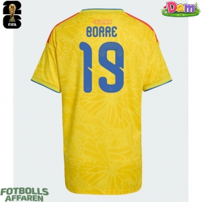 Colombia Rafael Santos Borre #19 Hemmatröja Kvinnor VM 2026 Kortärmad